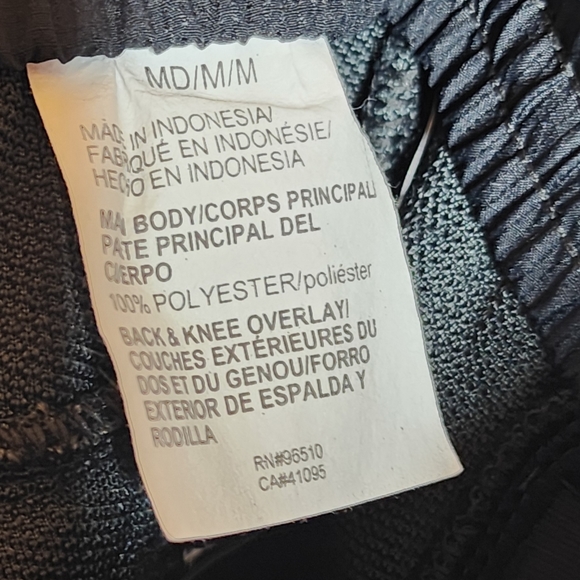 Under Armour Mission Pants Black Medium Loose Fit Fleece Pockets Drawstring - Picture 10 of 14